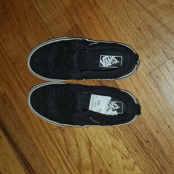 Boys Checkered Vans - Picture 1 of 4